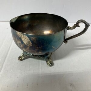 WM Rogers‎ Silverplate Footed Cup Small Trinket Dish Sugar Bowl